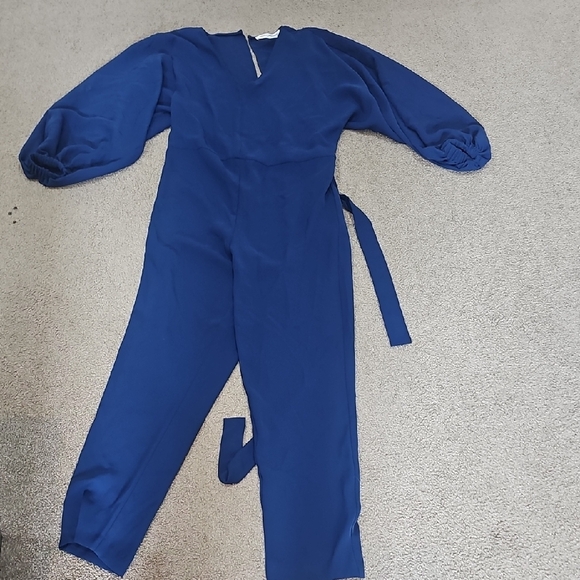 Amanda Uprichard Royal Blue Jumpsuit - Picture 6 of 6